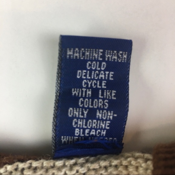 Karen Scott Knit Vest Embroidered Fall Brown Sm - Picture 6 of 7